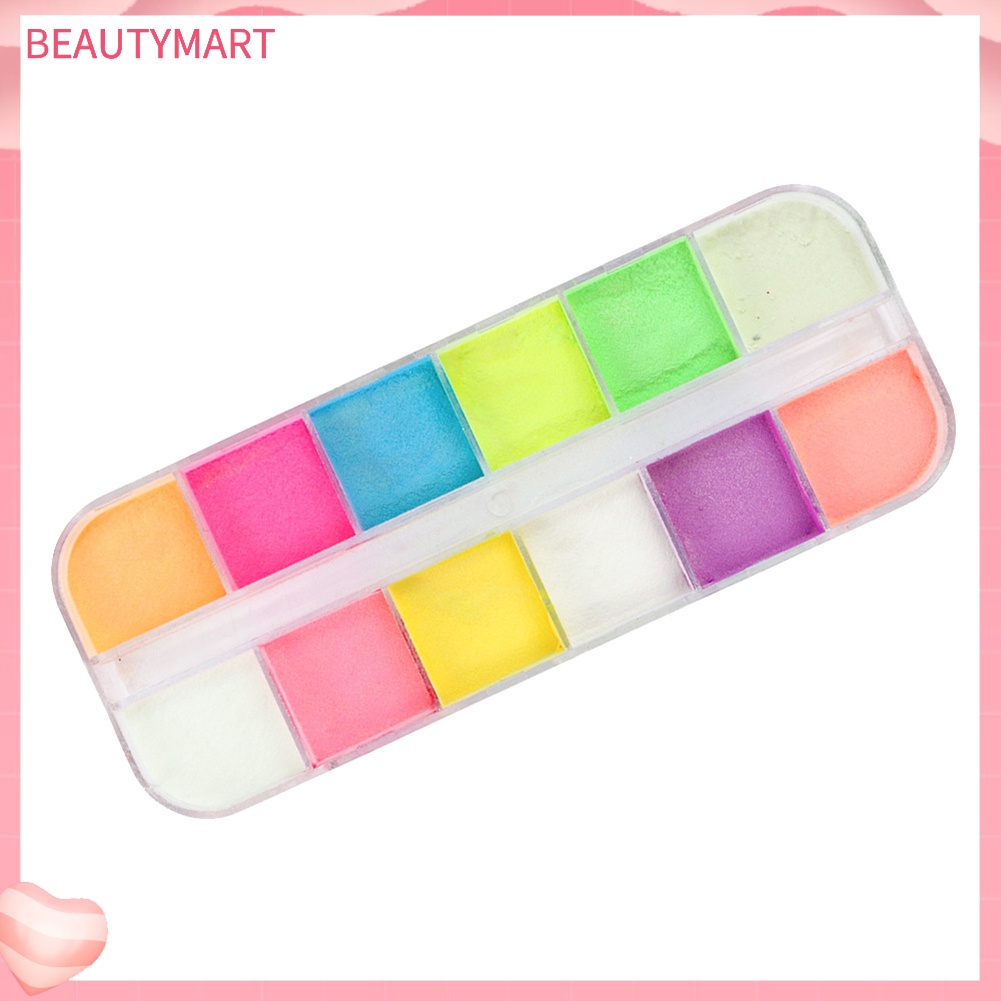 Bột Dạ Quang Lấp Lánh Dùng Trang Trí Móng Tay DIY