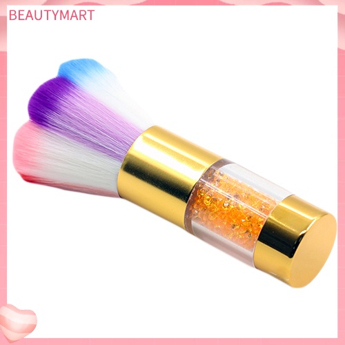 Cọ Phủi Bụi Móng Tay Tay Tay Cầm Đính Đá Với Lông Cọ Mềm Mại Tiện Dụng