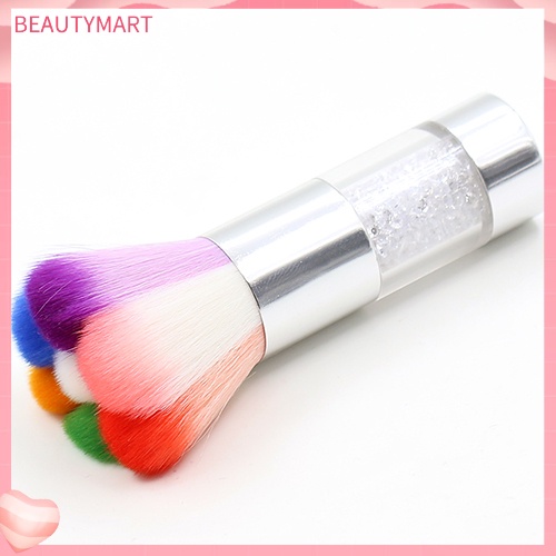 Cọ Phủi Bụi Móng Tay Tay Tay Cầm Đính Đá Với Lông Cọ Mềm Mại Tiện Dụng