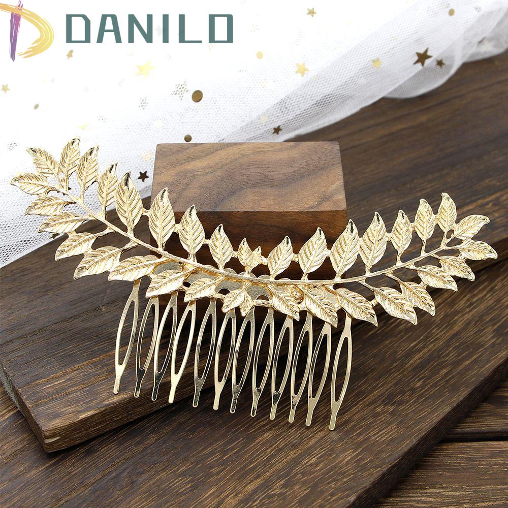 Lược Cài Tóc Cô Dâu Hình Chiếc Lá Sang Trọng