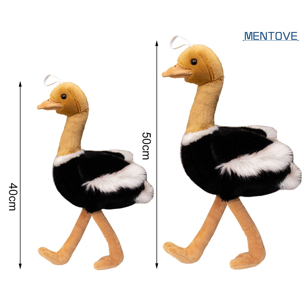 Chú Chim Đà Điểu Hoạt Hình Nhồi Bông PP Siêu Mềm Trang Trí Nhà Cửa