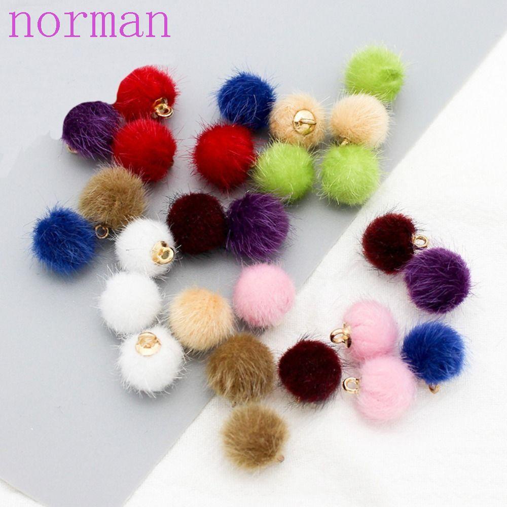 Quả Cầu Lông Xù Làm Đồ Trang Sức DIY