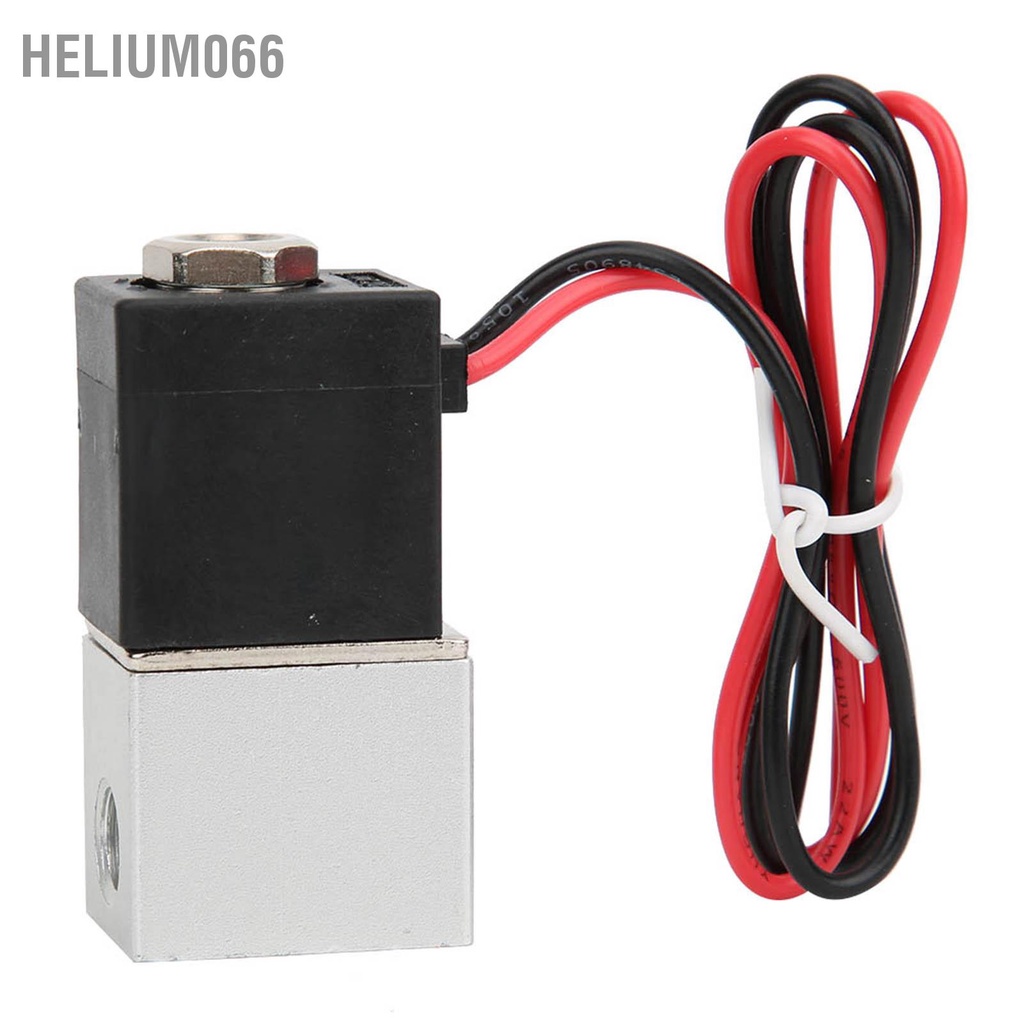 Helium066 Van điện từ phản ứng nhanh 24V DC 2 vị trí Dầu nước không khí chiều