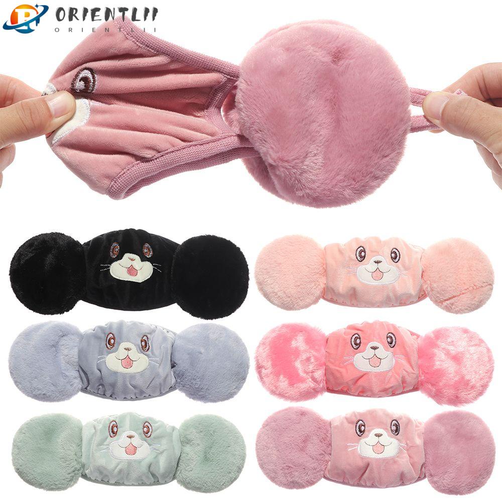 Vỏ Bọc Tai Nghe Giữ Ấm Mùa Thu Đông Bằng Vải Bông Dày Dặn