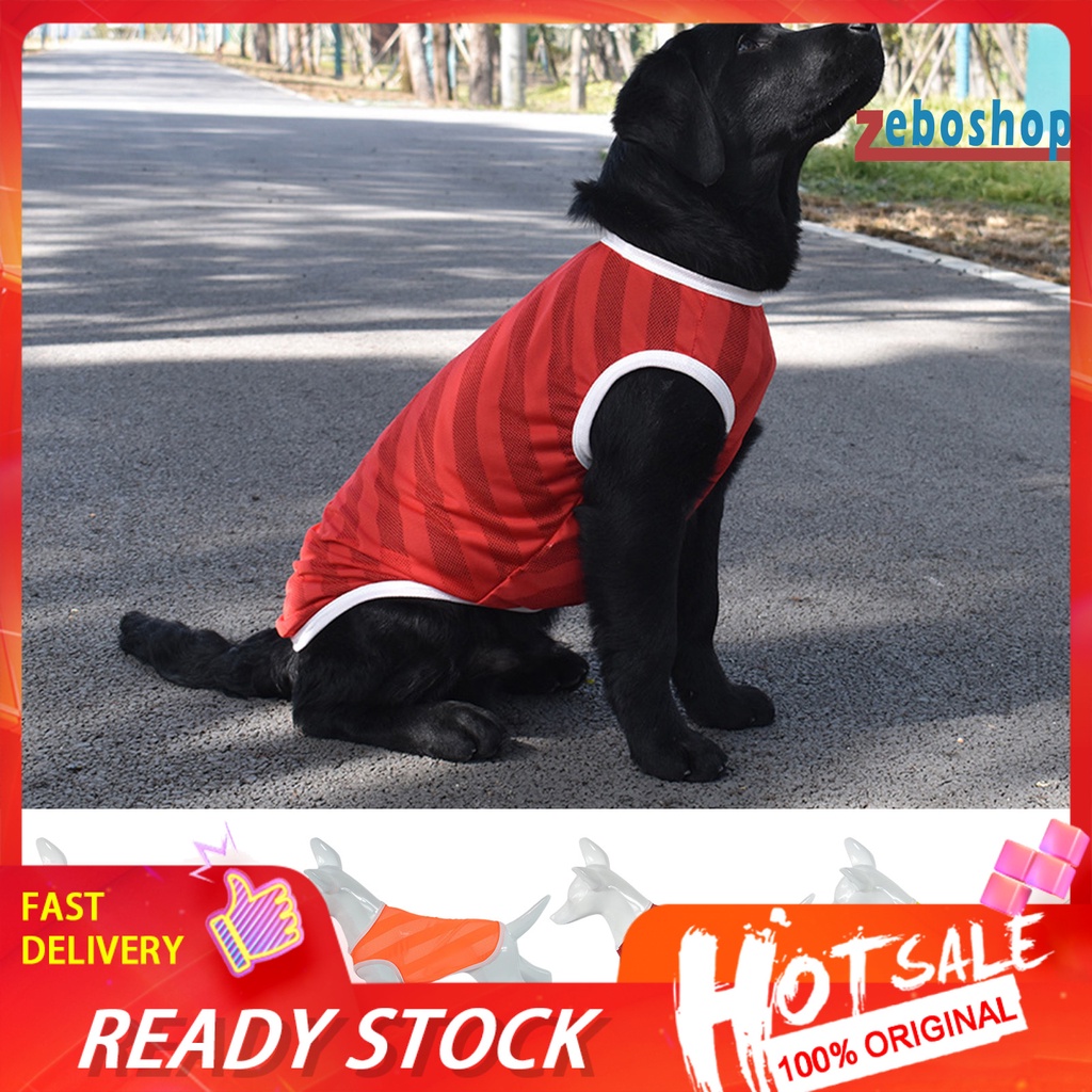 Áo Thun Thể Thao Dạng Lưới Thoáng Khí Cổ Tròn Dành Cho Cún Cưng