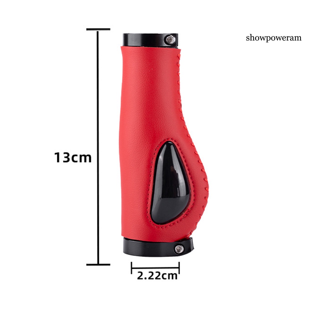 Vỏ Bọc Tay Lái Xe Đạp Bằng Da Chống Trượt Hấp Thụ Sốc Tiện Dụng