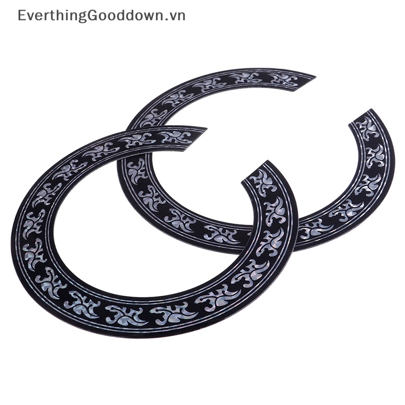 Đề Can Lỗ Âm Thanh Everthingood Màu Đen + Bạc Cho Đàn Guitar Cổ Điển
