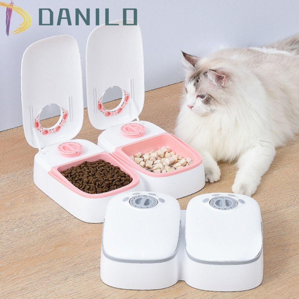 Máy Cho Thú Cưng Ăn Tự Động Bằng Nhựa Sức Chứa Lớn 2023