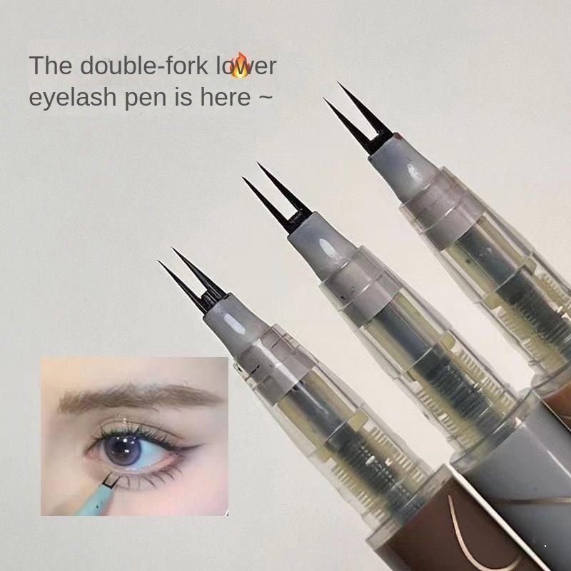 Bút Kẻ Mắt Dạng Lỏng 3 Ngòi Chống Thấm Nước Không Dễ Phai Lâu Trôi