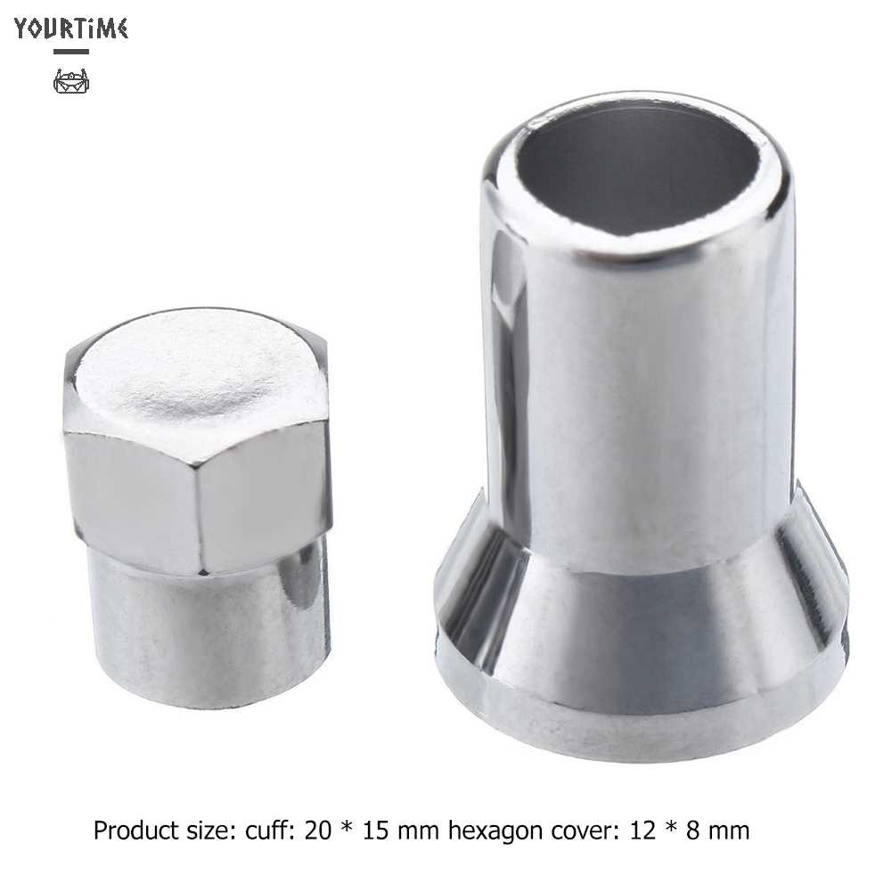 Set 4 Nắp Van Bánh Xe TR413 Mạ Crôm