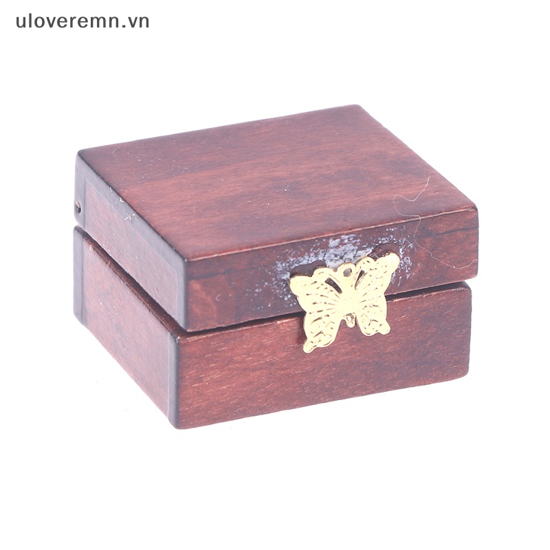 1 Bộ Hộp Trang Sức Mini Cho Nhà Búp Bê