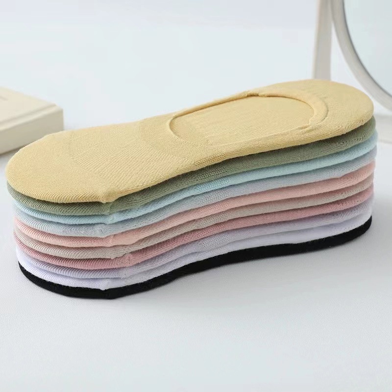 Vớ Lưới Cổ Thấp Mỏng Thoáng Khí Nhiều Màu Sắc Chống Trượt Thoải Mái Thời Trang Mùa Hè Cho Nữ