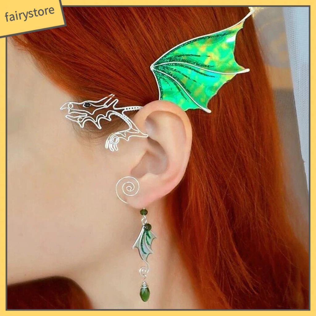 1 Khuyên Đeo Tai Bắt Mắt Hình Động Vật Bằng Kim Loại Tinh Tế Dễ Đeo Cho Nữ