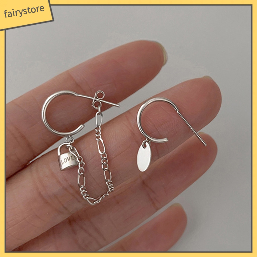 [FRO] 1 Đôi Bông Tai Dài Tua Rua Hình Đĩa Tròn Sáng Bóng Quyến Rũ Phù Hợp Với Tất Cả Các Loại Trang Trí