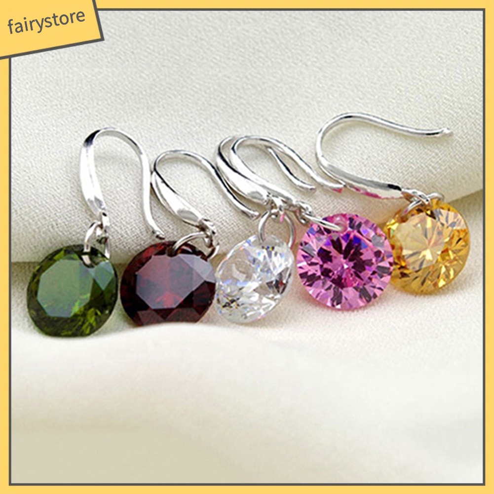 Bông Tai Mạ BạC ĐíNh Đá ThờI Trang