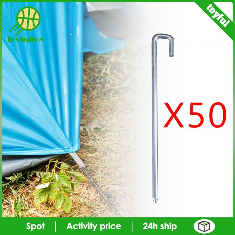 Set 50 Cọc Nhôm 25cm Chuyên Dụng Cho Dựng Lều