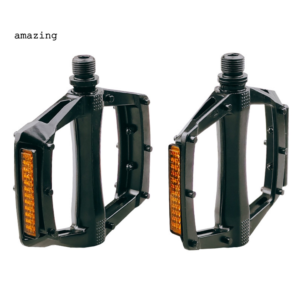 Bộ 2 Bàn Đạp Xe Đạp Hình Tam Giác Bằng Hợp Kim Nhôm Có Phản Quang