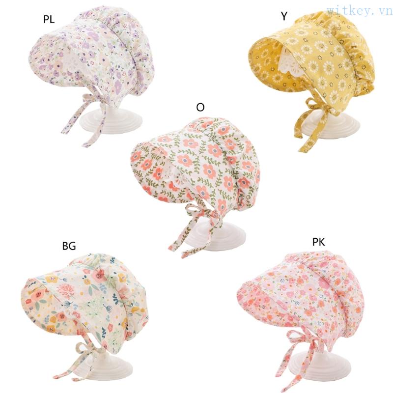 Mũ Beanie Kiểu Pháp Dùng Làm Đạo Cụ Chụp Ảnh Cho Bé Gái 3-20 Tháng Tuổi