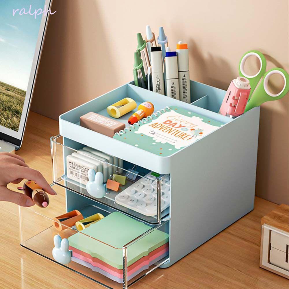 Hộp Ngăn Kéo Mini Màu Trơn Dễ Thương Để Đựng Đồ Trang Điểm