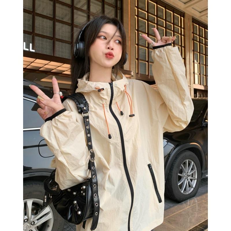 Áo Khoác Chống Nắng Thoáng Khí Trọng Lượng Nhẹ Thời Trang Xuân Hè Phong Cách Mới Cho Nữ