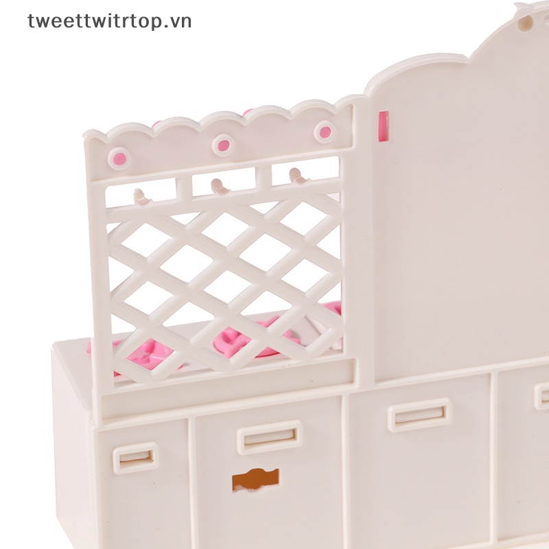 1 Bộ Bếp Lò Mini Trang Trí Nhà Búp Bê Tỉ Lệ 1: 12