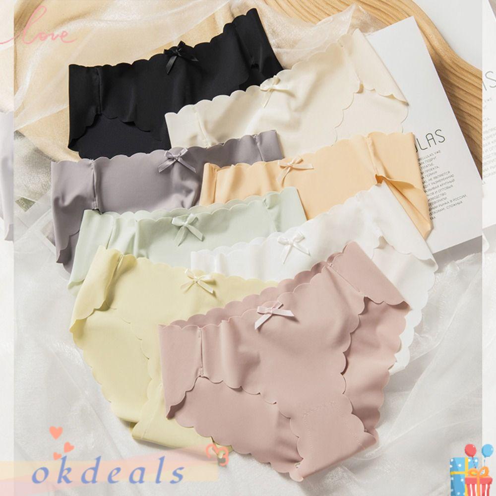 Quần Lót Lụa Lạnh Lưng Vừa Thoáng Khí Thời Trang Cho Nữ