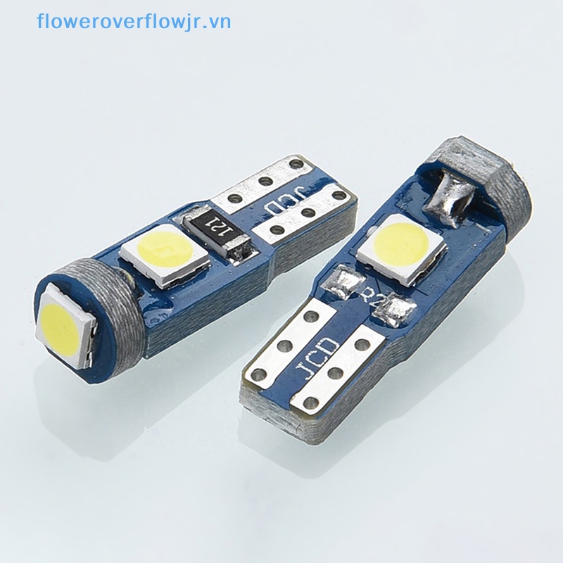Bóng Đèn Led T5 3smd 3030 W3W W1.2W Ánh Sáng Ấm Gắn Bảng Điều Khiển Dành Cho Ô Tô