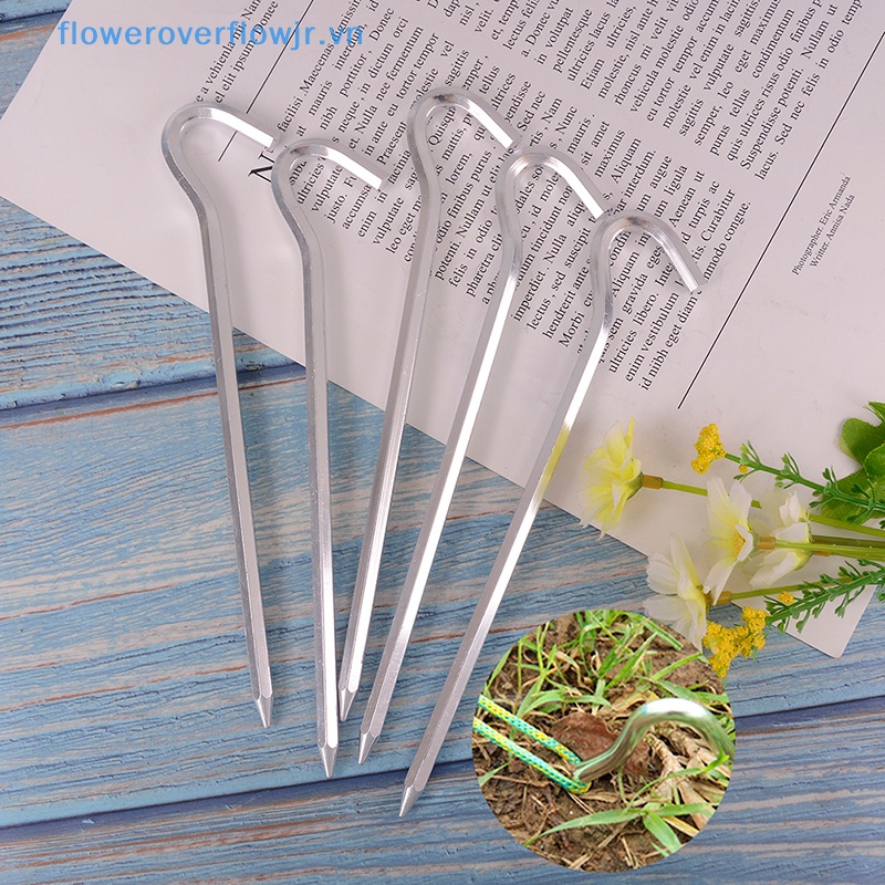 Bộ 5 Cọc Dựng Lều Bằng Hợp Kim Thép Cứng 7.01inch