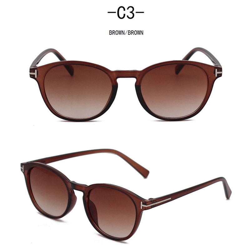 Kính Mát Tròng Chữ T Chống Tia UV400 Nhiều Màu Sắc Thời Trang Cho Nam Và Nữ