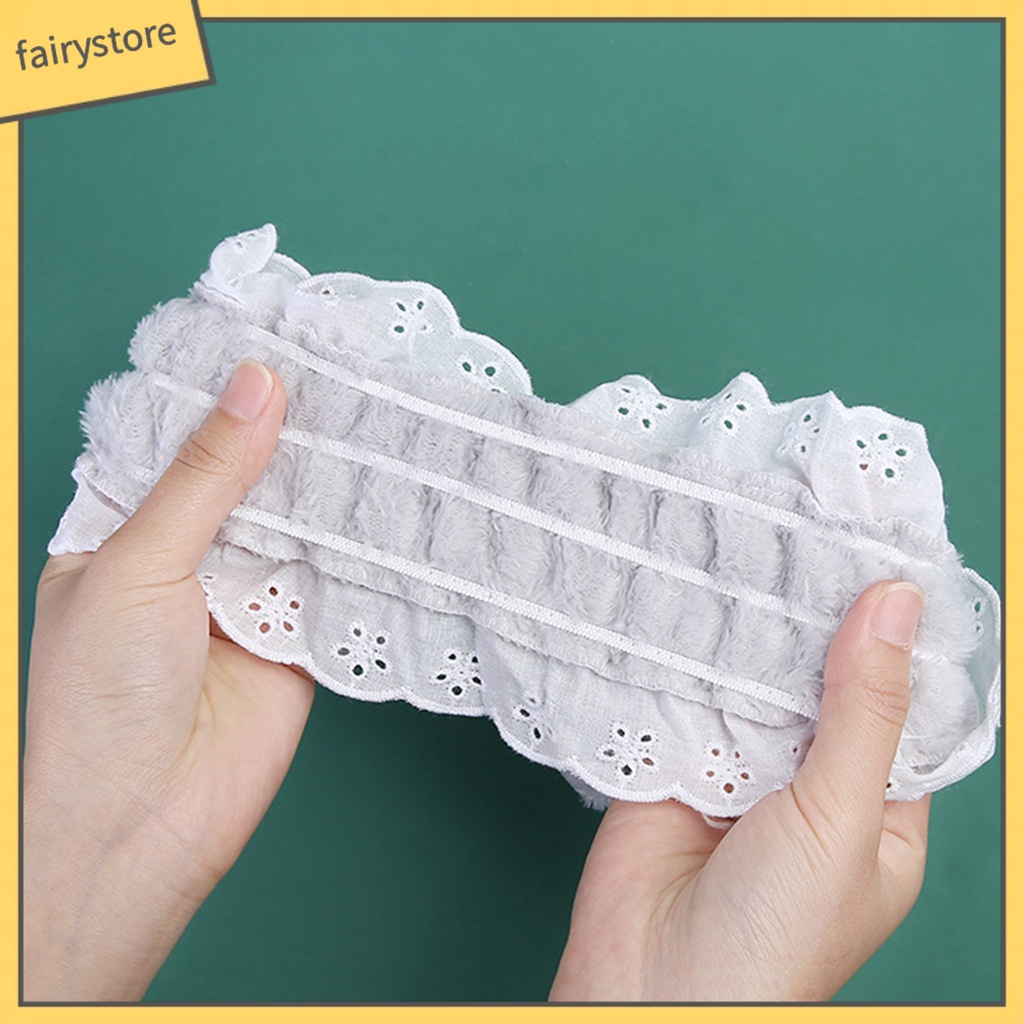 [FRO] Băng Đô Thắt Nơ Bằng Lông Cừu San Hô Dày Co Giãn Mềm Mại Chống Dầu Trang Trí Dành Cho Nữ