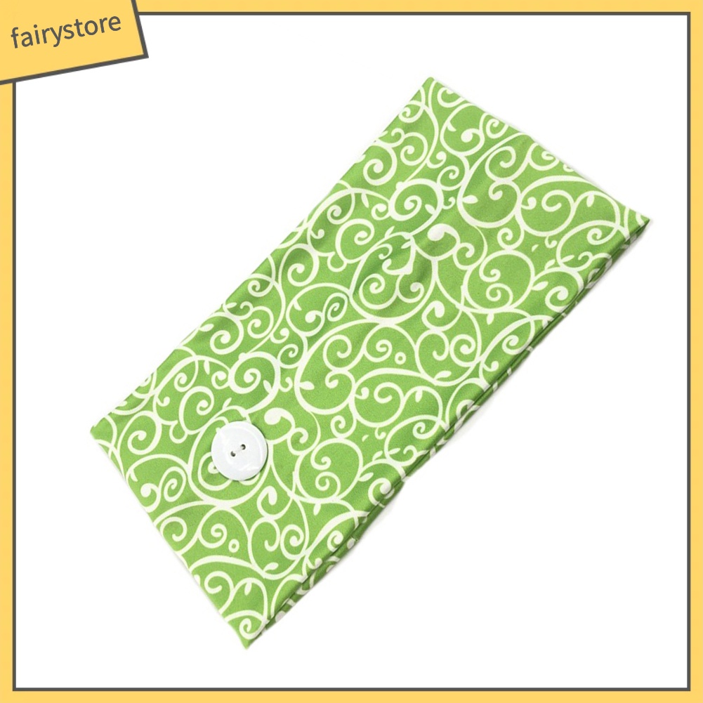 Bộ 2 Băng Đô Cài Tóc Co Giãn In Họa Tiết Thời Trang Cho Nữ