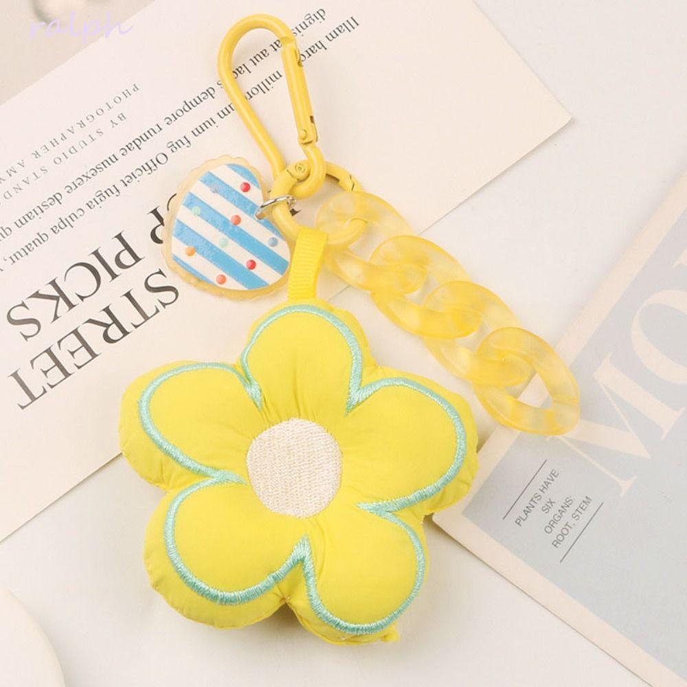 Móc Khóa Bông Vải Họa Tiết Hoạt Hình Dễ Thương Dành Cho Trang Trí Ba Lô