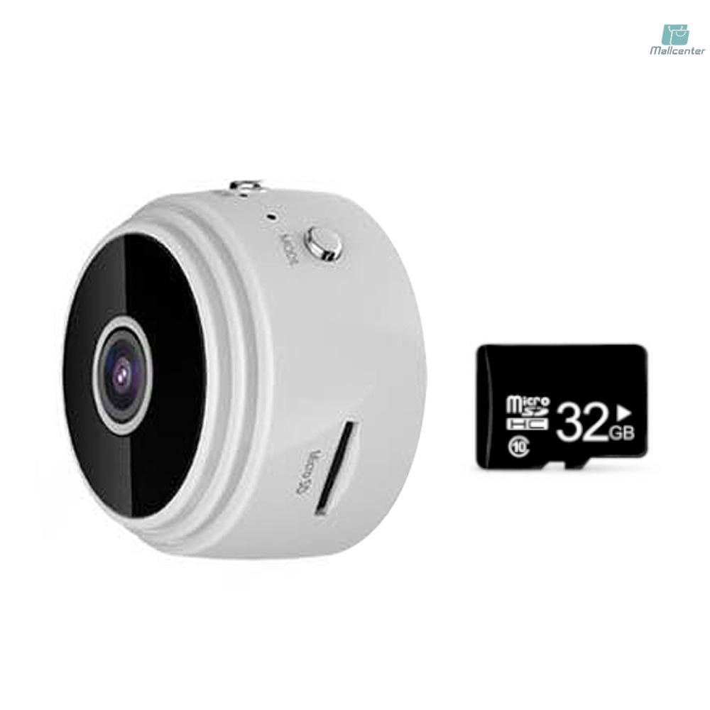 Mini WIFI Camera Outdoor Portable Metal Cameras Light Weight Night-Vision 1080P Loop Recording Cam with Holder