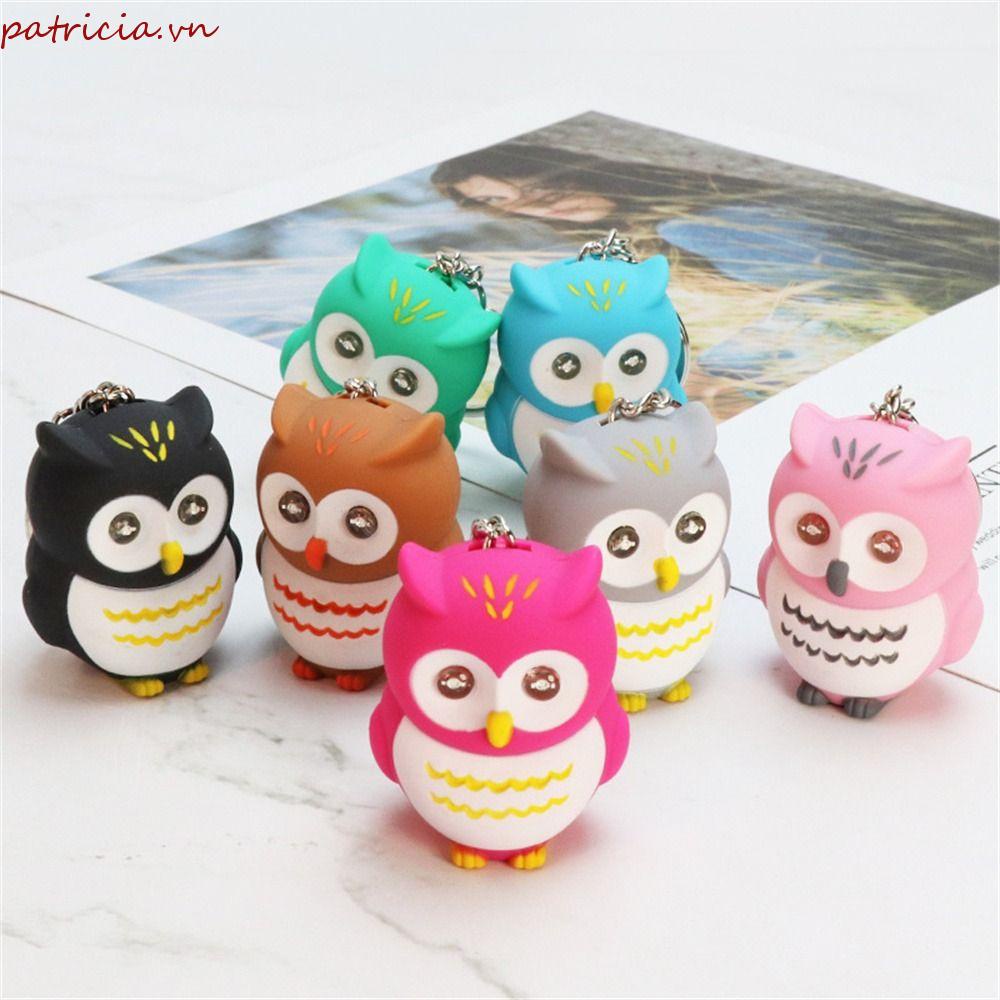 Móc Khóa Hình Cú Mèo Hoạt Hình Mini Dễ Thương