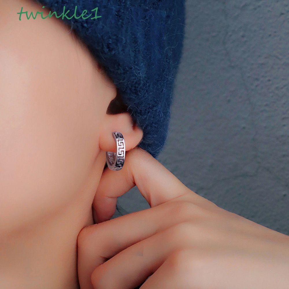 Bông Tai Khóa Tường Phong Cách Hip Hop Punk Đơn Giản Cá Tính