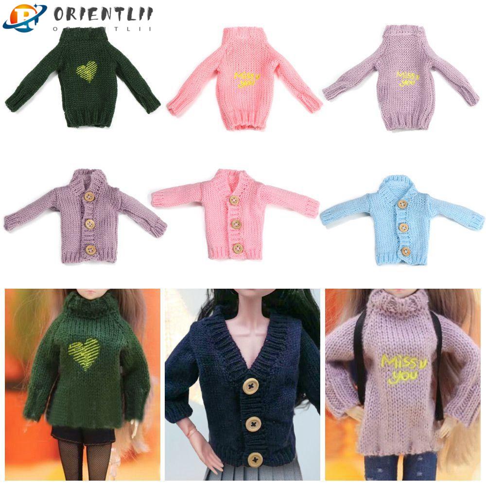 1 Set Áo Sweater Họa Tiết Hoa Kèm Quần Jeans Dài 11.5 &quot;