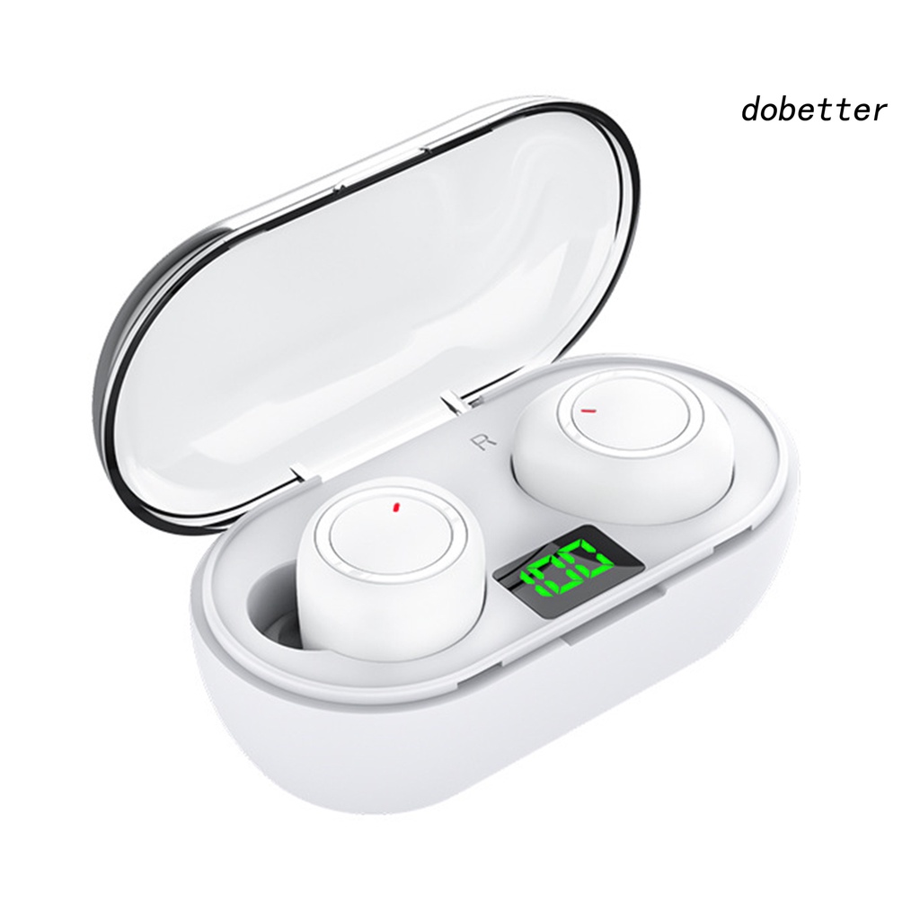 1 Bộ Tai Nghe Nhét Tai Không Dây Giảm Tiếng Ồn Màn Hình LED Âm Thanh Nổi HiFi