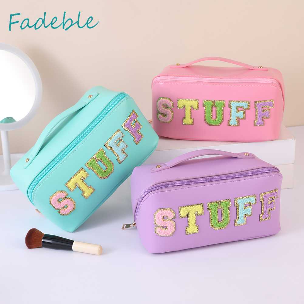 Pu Túi Đựng Mỹ Phẩm Sức Chứa Lớn Tiện Lợi Dễ Sử Dụng