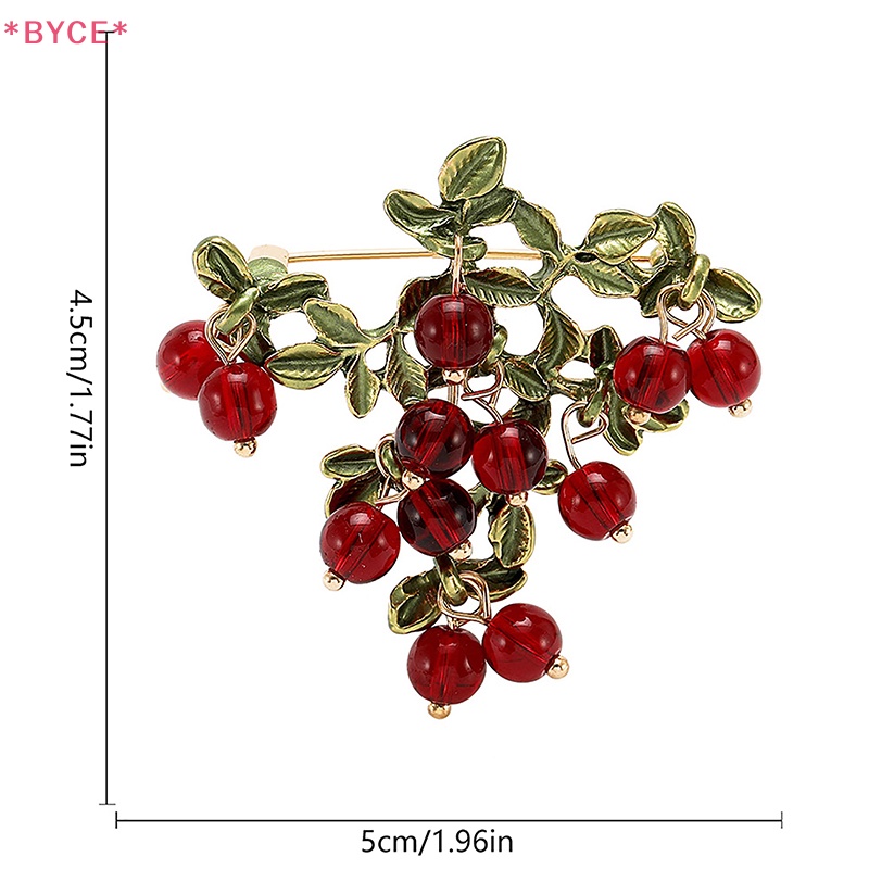 Ghim Cài Áo Hình Trái Cây Bằng Hợp Kim Sáng Tạo Cho Nữ Mới