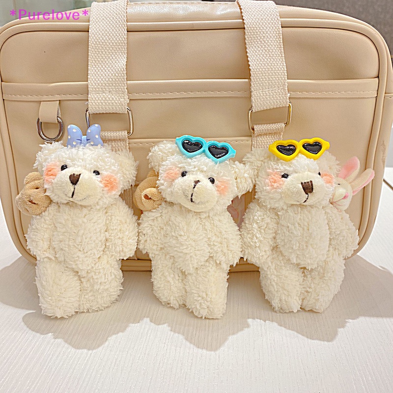 1 Móc Khóa Gấu Bông Đeo Túi Xách Dễ Thương Mới