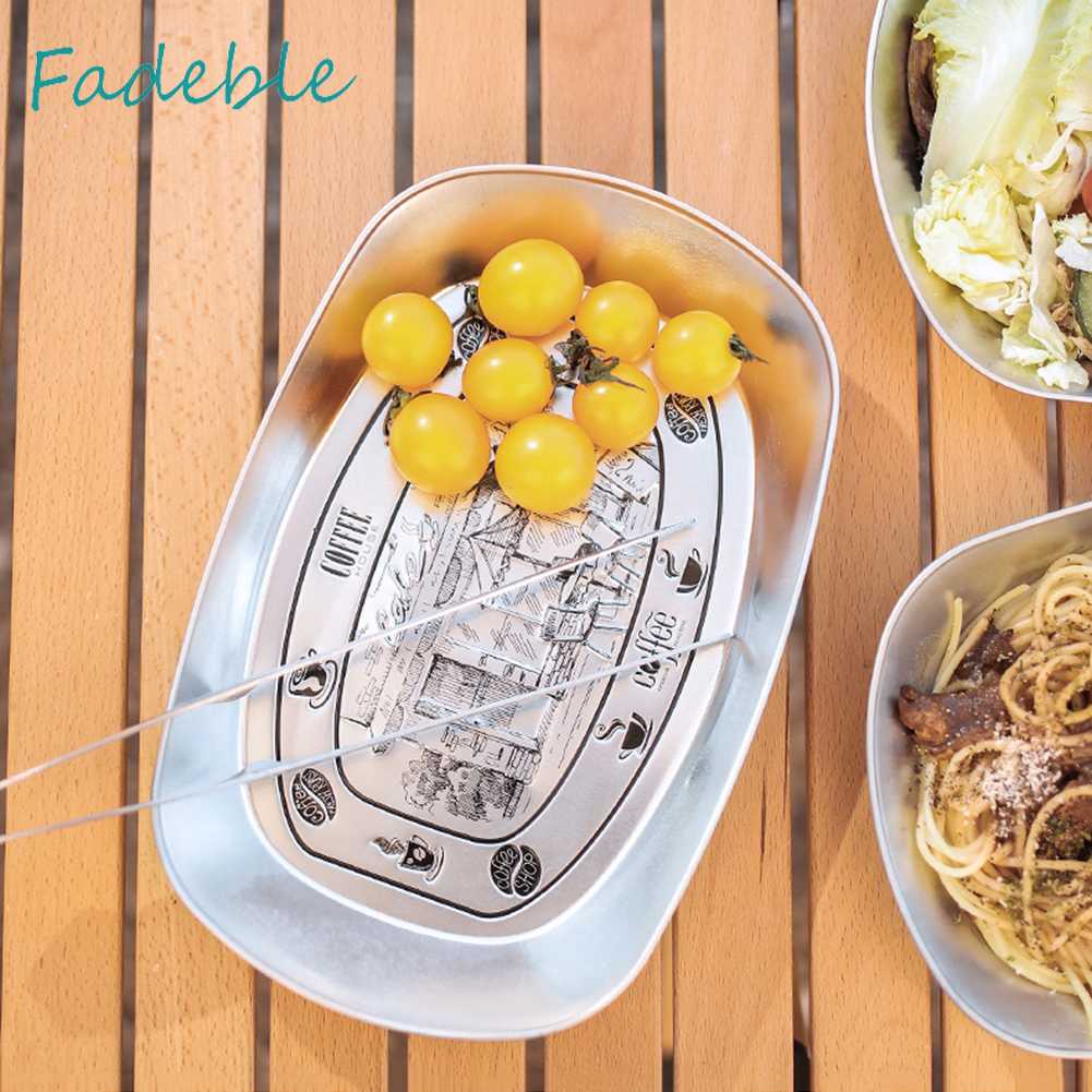 Đĩa Thiếc Đựng Trái Cây Hình Thuyền Phong Cách Retro