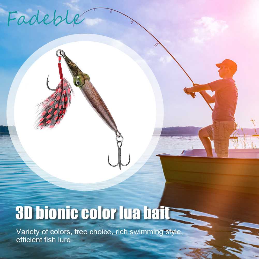 Mồi Câu Cá Nhân Tạo 3D 66mm Có Hiệu Ứng Phát Sáng