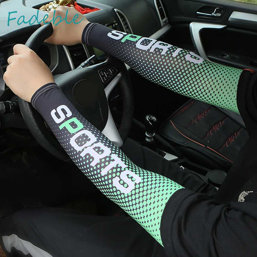 1 Cặp Vỏ Bọc Tay Áo Chống Nắng Dùng Chạy Xe Đạp Tiện Dụng