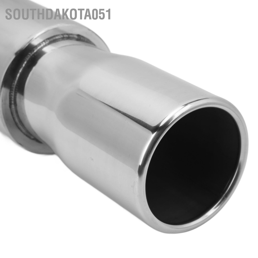 Southdakota051 Ống Xả Bằng Thép Không Gỉ Đầu Vào 2in Ra 3.5in Tròn Bộ Giảm Thanh Một Buồng Đa Năng Cho Xe Hơi