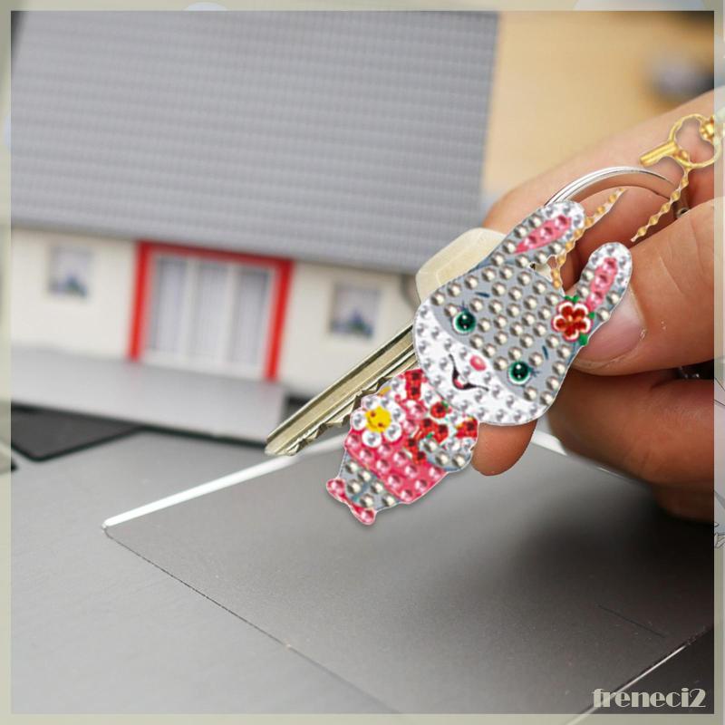 2x Móc Khóa #DIY Móc Khóa Hình Trứng Phục Sinh Dễ Thương Charms
