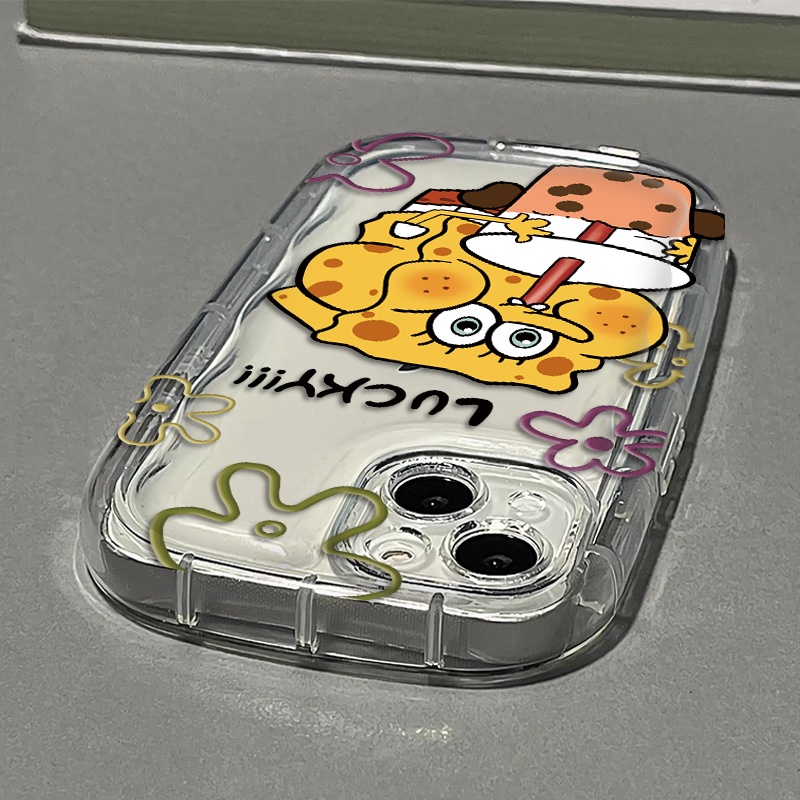 Ốp Điện Thoại Silicon TPU Mềm Trong Suốt In Họa Tiết Hoạt Hình Chống Sốc Cho IPhone 14 13 12 11 Pro XS Max X XR 7 + 8 Plus