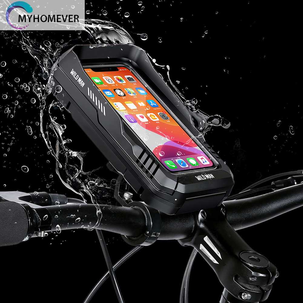 Túi Đựng Điện Thoại Gắn Tay Lái Xe Đạp Chống Thấm Nước Tiện Lợi