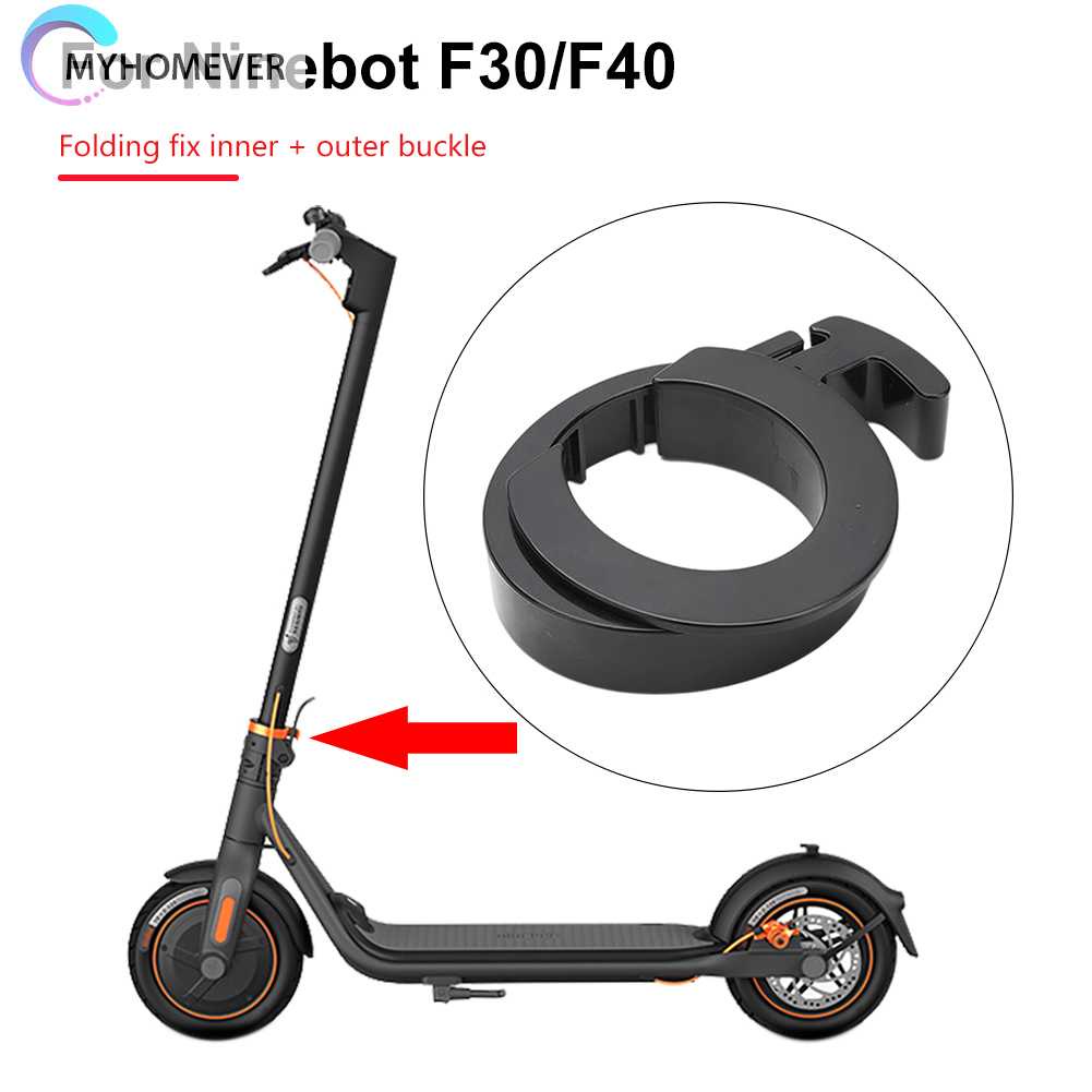 Vòng Khóa Ống Phía Trước Có Thể Gập Lại Cho Xe Điện Ninebot F30 F40