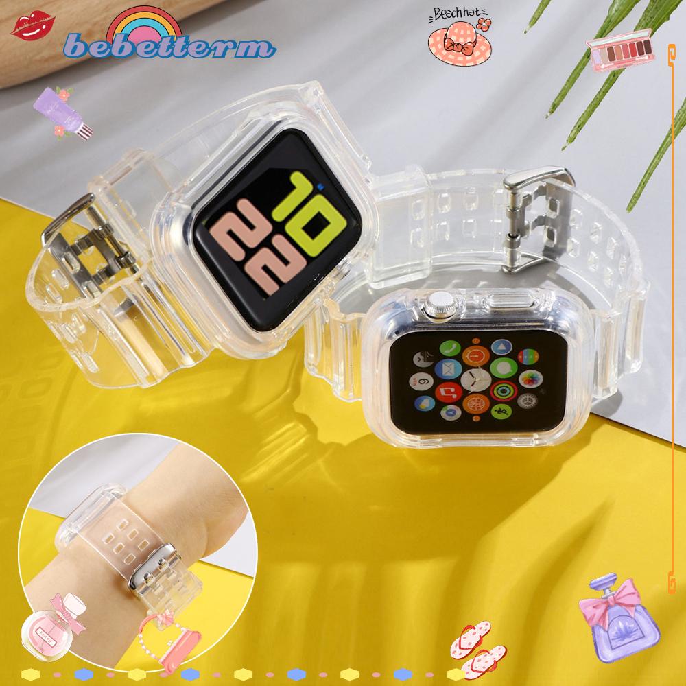 Dây Đeo Thay Thế Bằng Silicon Trong Suốt Không Trượt Cho Fitbit Versa 3 Fitbit Sense