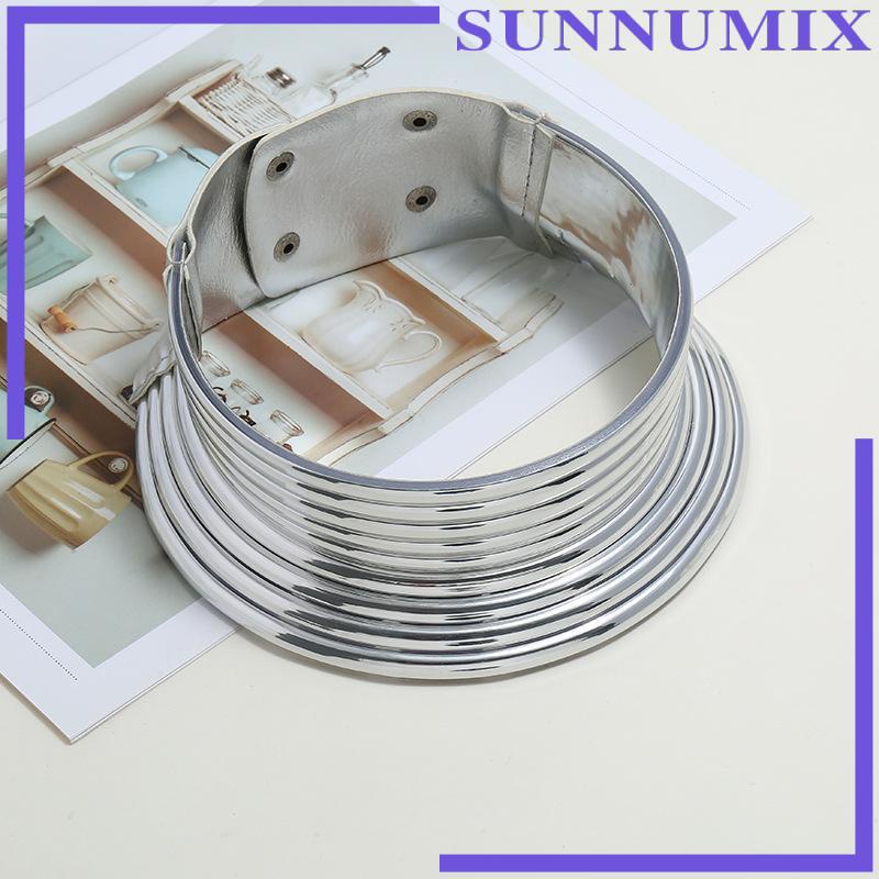 Vòng Cổ Choker Kim Loại Bản Rộng Châu Phi Thời Trang Cho Nữ